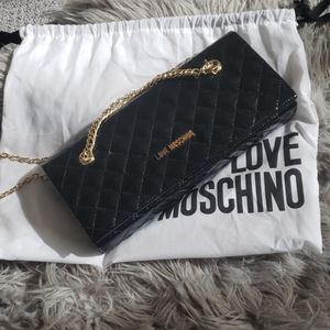 Moschino❤Real Leather Crossbody or Clutch Bag